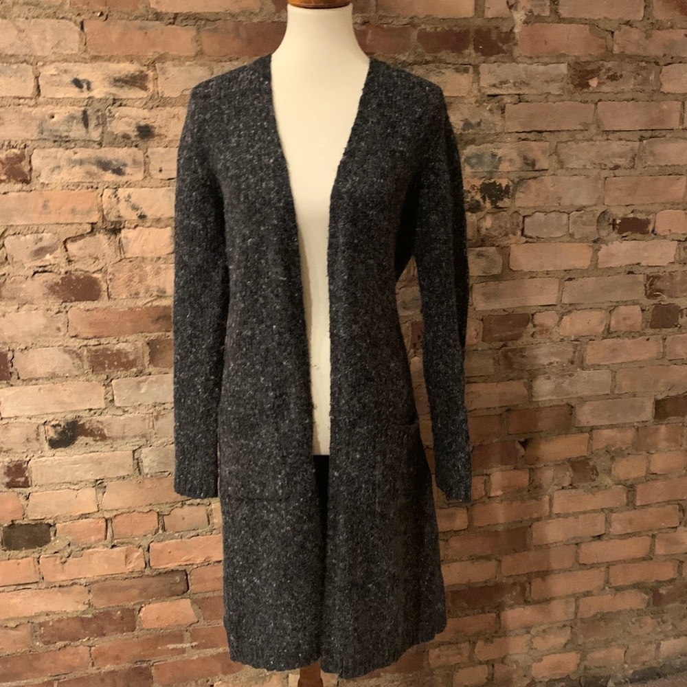 Cozy Grey Duster Sweater
